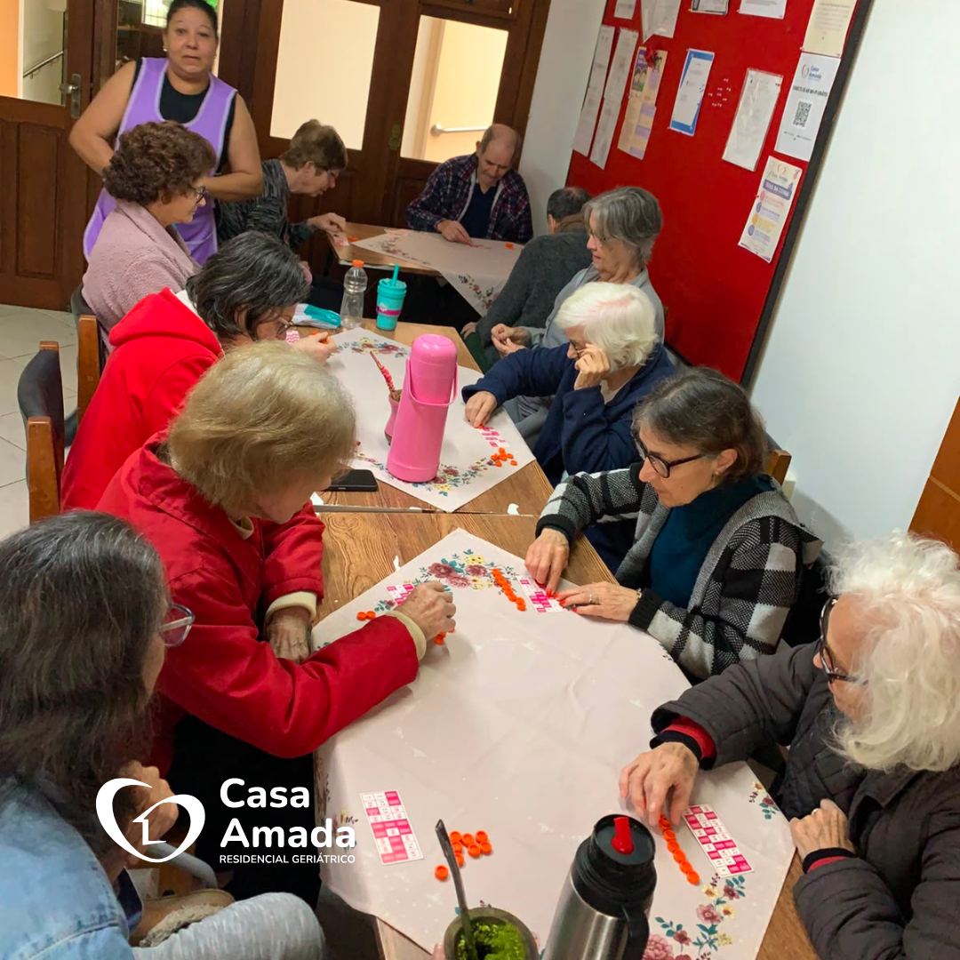 Convivência diária entre os moradores da Casa Amada